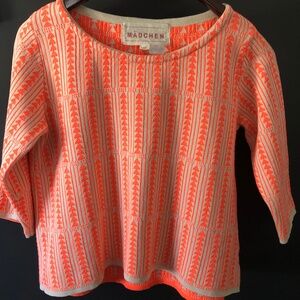 Anthropology Madchen 3/4 sleeve crop sweater Medium